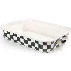 MacKenzie-Childs Courtly Check Roasting Pan with Rack< Fall Entertaining|Cookware & Bakeware