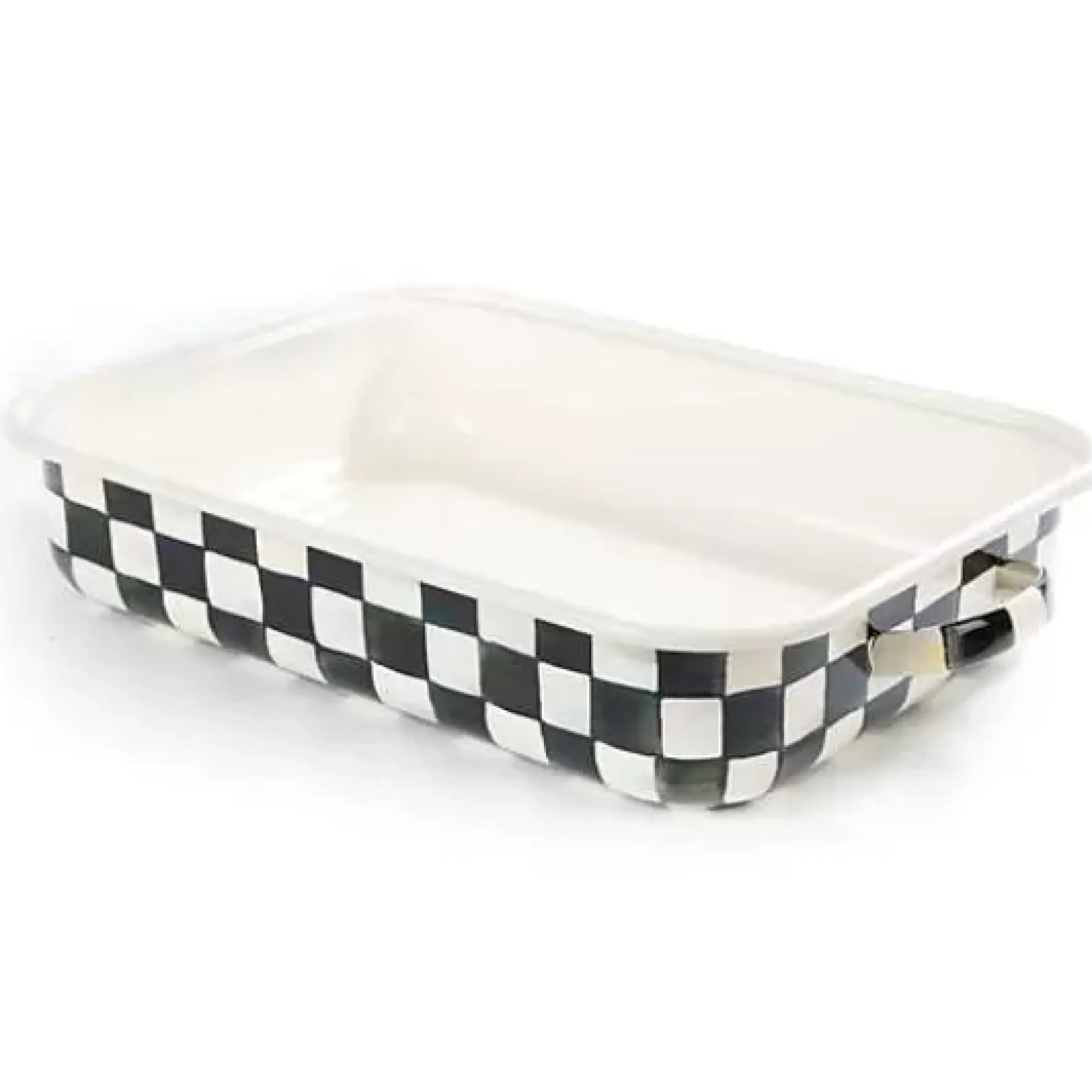 MacKenzie-Childs Courtly Check Roasting Pan with Rack< Fall Entertaining|Cookware & Bakeware