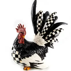 MacKenzie-Childs Courtly Check Rooster< Spring|Room Accents