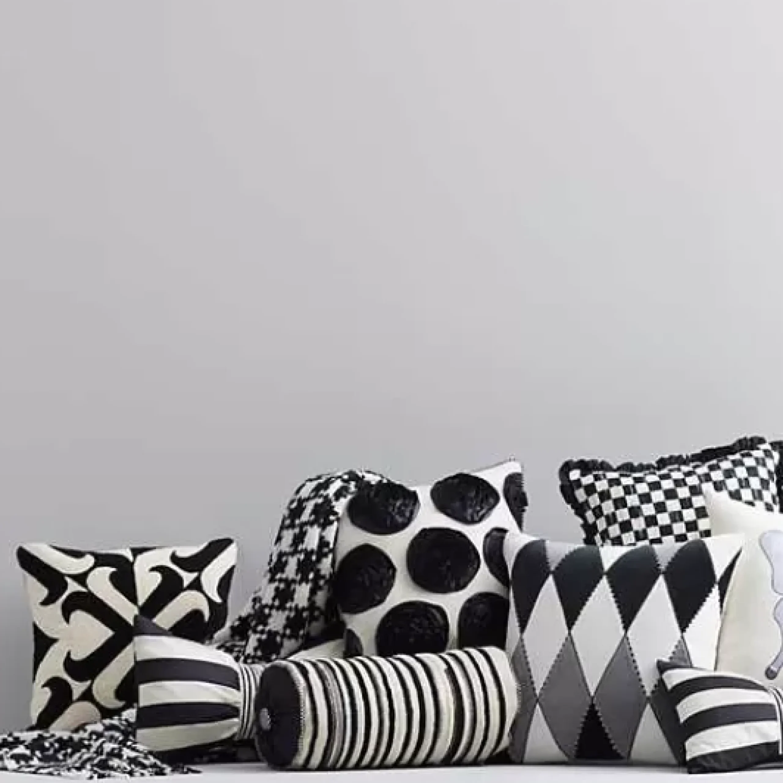 MacKenzie-Childs Courtly Check Ruffled Square Throw Pillow< Pillows, Throws, & Cushions