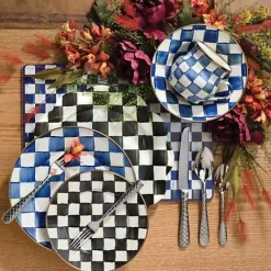 MacKenzie-Childs Courtly Check Salad/Dessert Plate< Dinnerware & Flatware