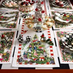 MacKenzie-Childs Courtly Check Salt  Pepper Shakers< Fall Entertaining|Table Accessories