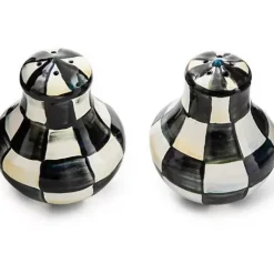 MacKenzie-Childs Courtly Check Salt  Pepper Shakers< Fall Entertaining|Table Accessories