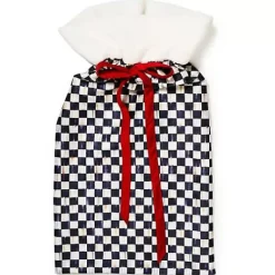 MacKenzie-Childs Courtly Check Santa Bag< Finishing Touches|Room Accents