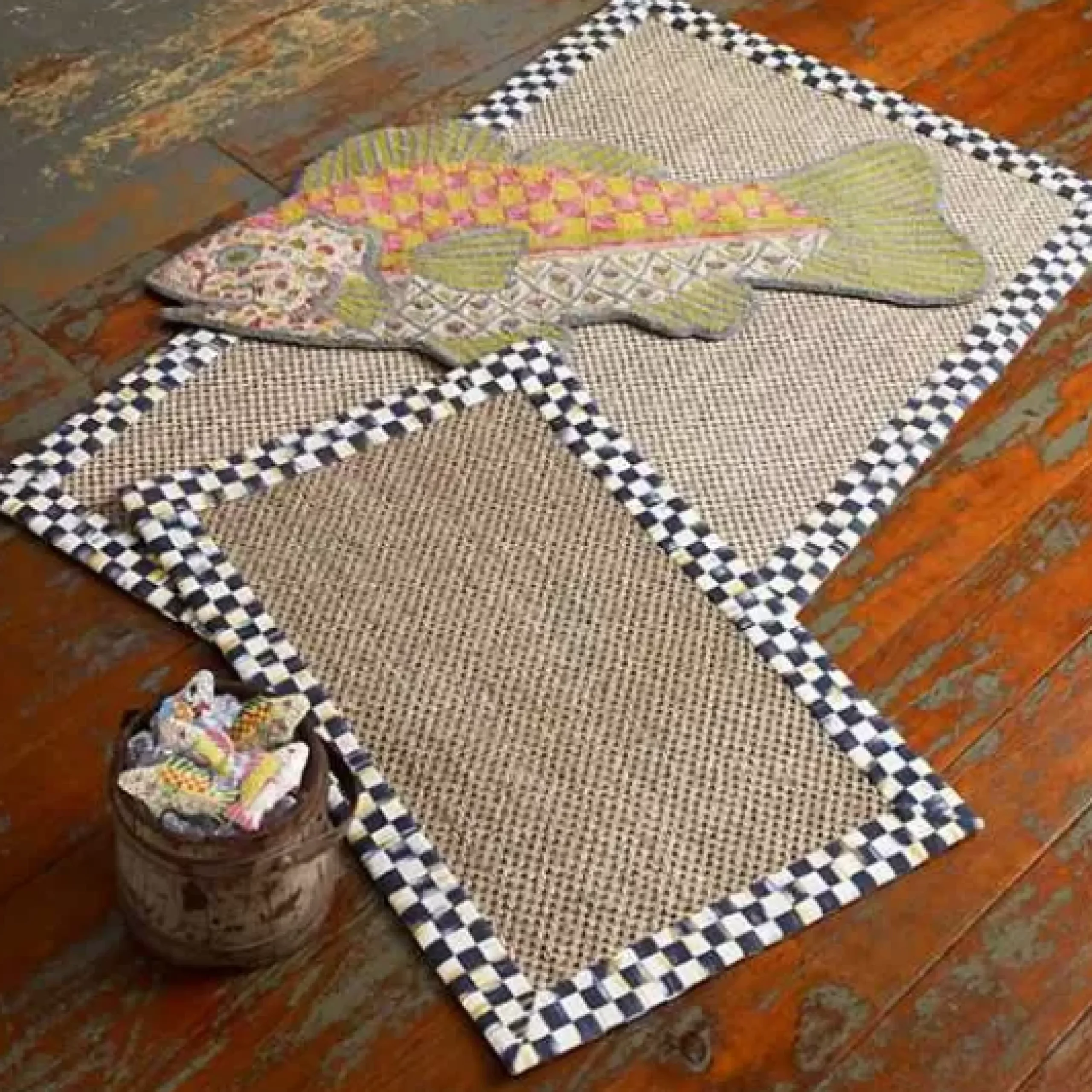 MacKenzie-Childs Courtly Check Sisal 2' x 3' Rug< Rugs