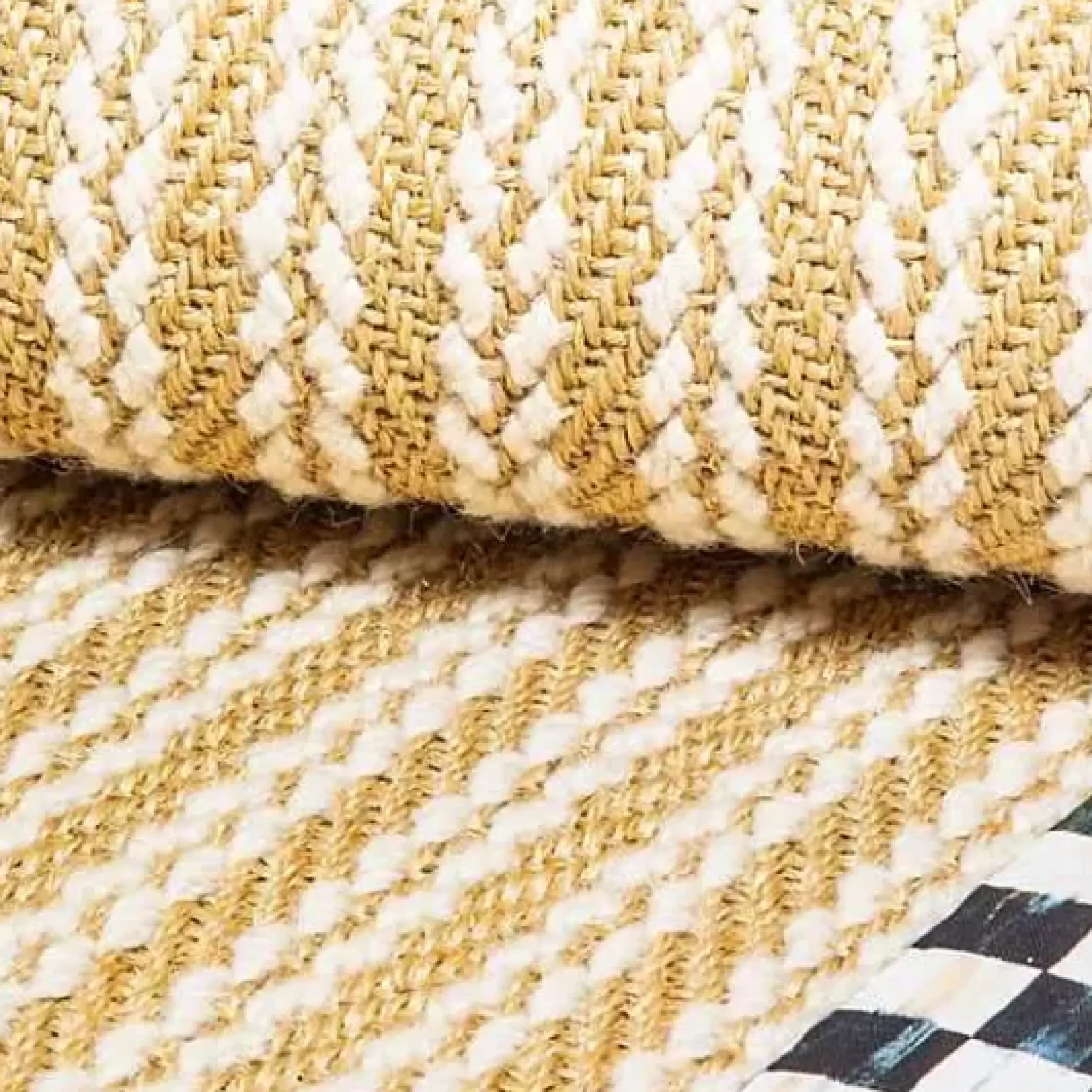 MacKenzie-Childs Courtly Check Sisal Wool Herringbone 2' x 3' Rug< Rugs