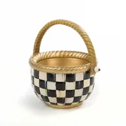 MacKenzie-Childs Courtly Check Small Basket< Spring|Easter