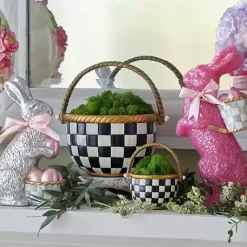 MacKenzie-Childs Courtly Check Small Basket< Spring|Easter