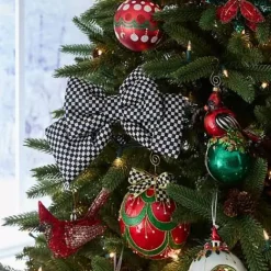 MacKenzie-Childs Courtly Check Small Bow< Finishing Touches|Room Accents