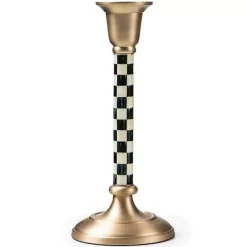 MacKenzie-Childs Courtly Check Small Candlestick< Candles & Fragrances|Room Accents