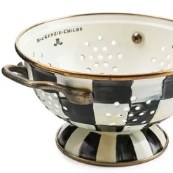 MacKenzie-Childs Courtly Check Small Colander< Kitchen Utensils & Tools