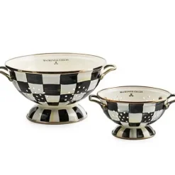 MacKenzie-Childs Courtly Check Small Colander< Kitchen Utensils & Tools