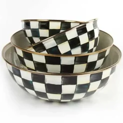 MacKenzie-Childs Courtly Check Small Everyday Bowl< Serveware