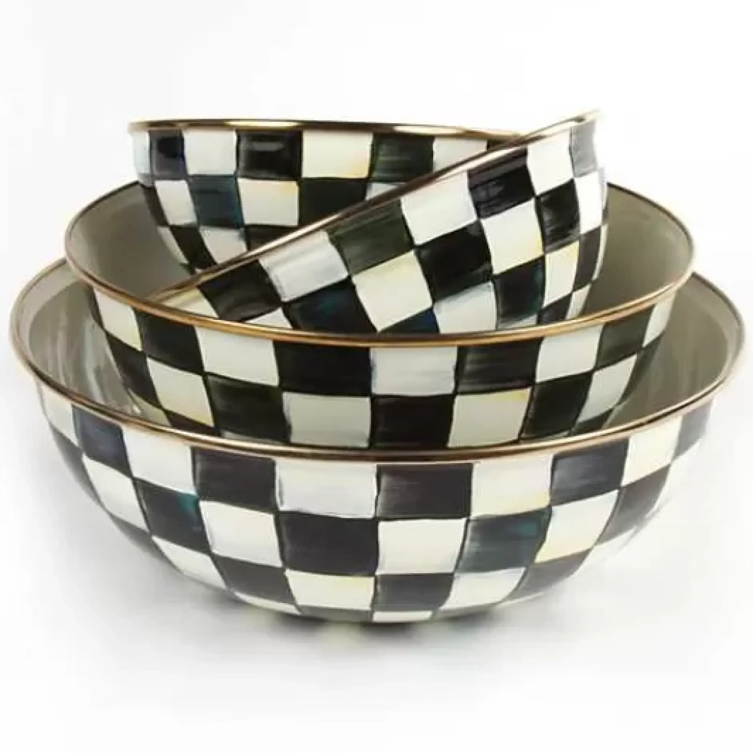 MacKenzie-Childs Courtly Check Small Everyday Bowl< Serveware