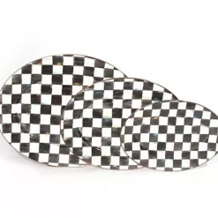 MacKenzie-Childs Courtly Check Small Oval Platter< Fall Entertaining|Bar Entertaining