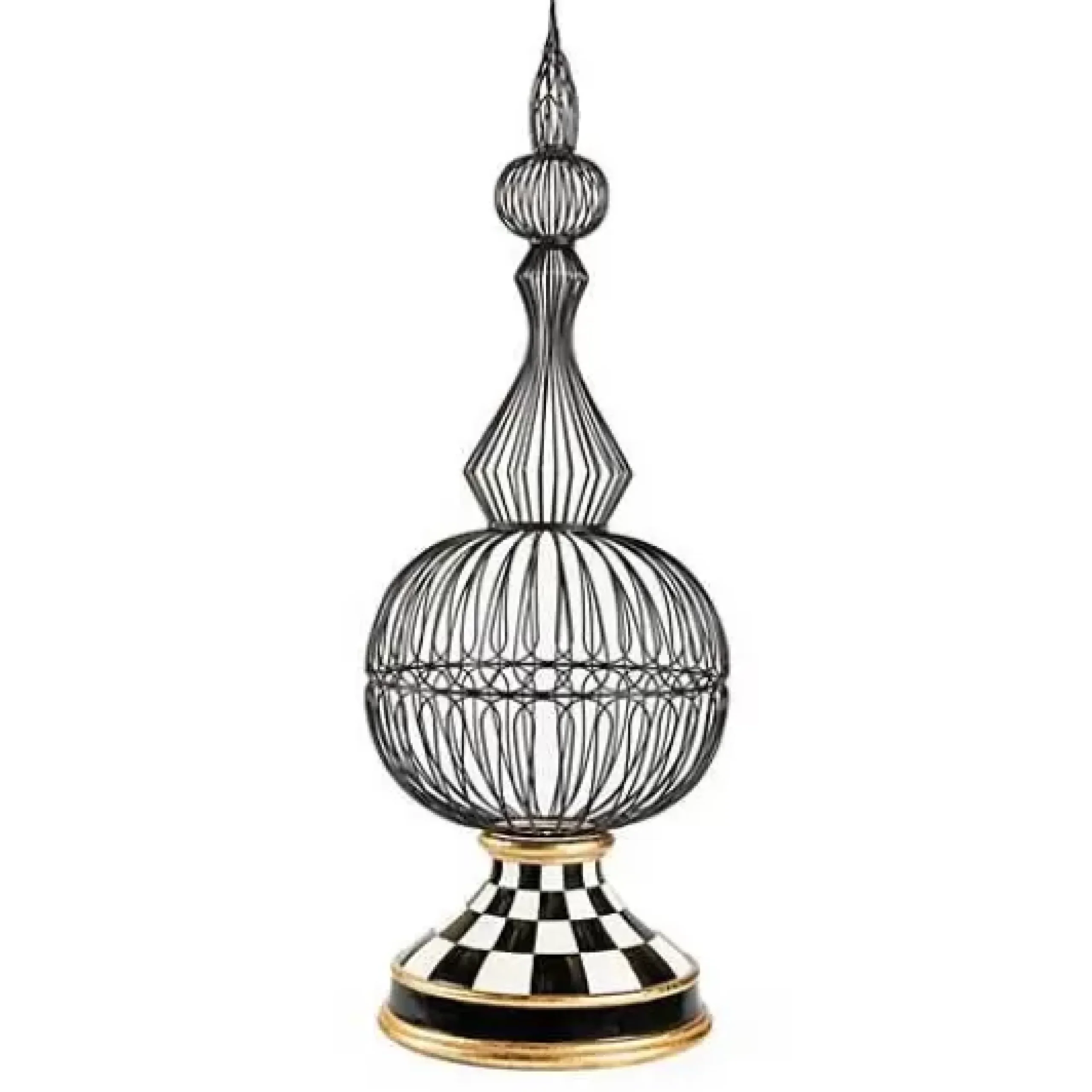 MacKenzie-Childs Courtly Check Small Wire Topiary< Spring|The Fall Shop