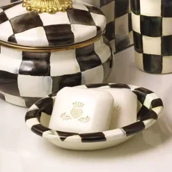 MacKenzie-Childs Courtly Check Soap Dish< Bath & Bath Accessories