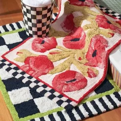 MacKenzie-Childs Courtly Check Standard Bath Rug< Bath & Bath Accessories