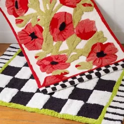 MacKenzie-Childs Courtly Check Standard Bath Rug< Bath & Bath Accessories