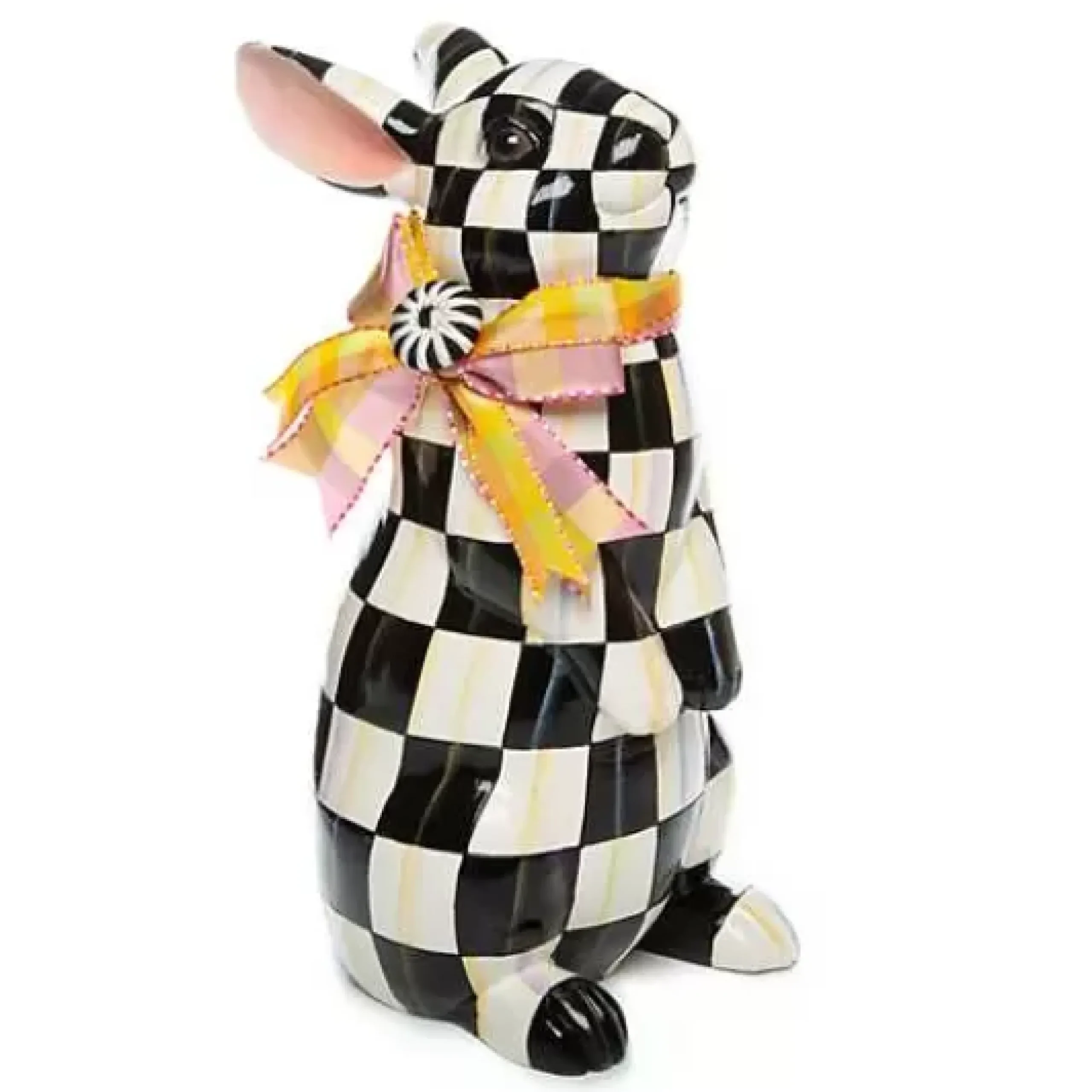 MacKenzie-Childs Courtly Check Standing Bunny< Easter|Spring
