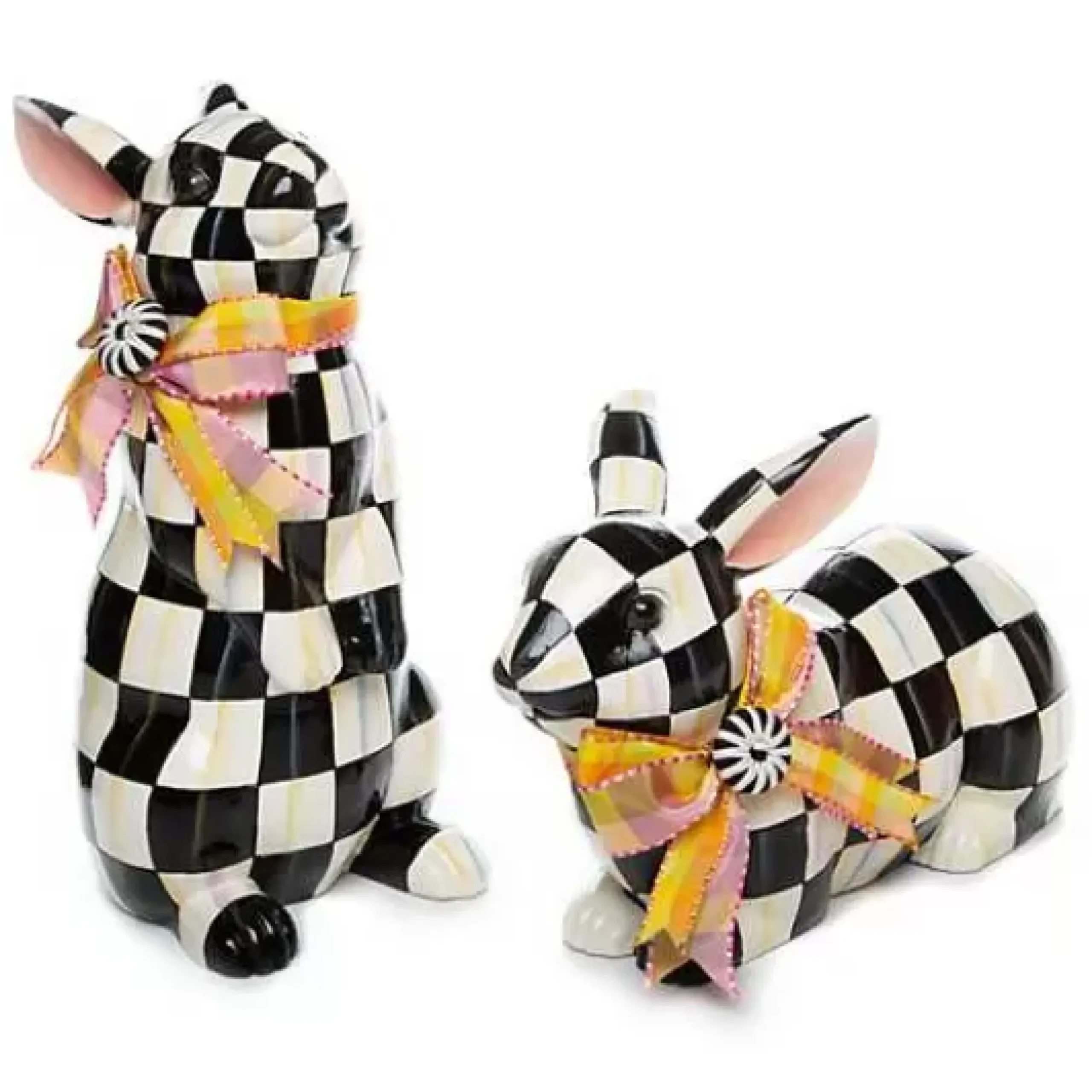 MacKenzie-Childs Courtly Check Standing Bunny< Easter|Spring