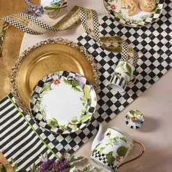 MacKenzie-Childs Courtly Check  Stripe Table Runner< Kitchen & Table Linens
