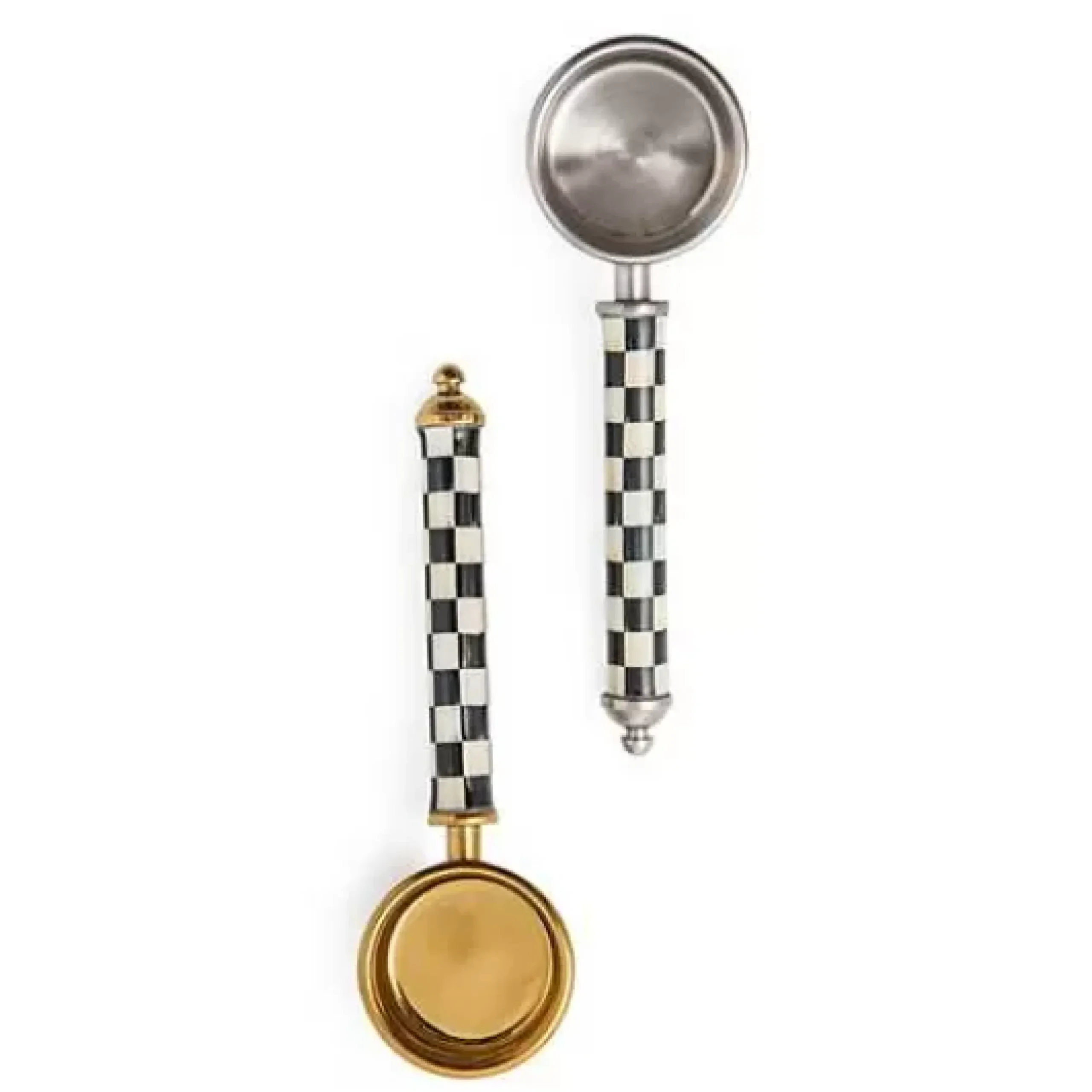 MacKenzie-Childs Courtly Check Supper Club Gold Coffee Scoop< The Coffee Shop|Kitchen Utensils & Tools
