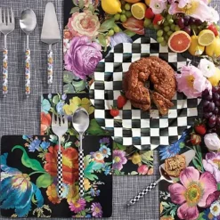 MacKenzie-Childs Courtly Check Supper Club Salad Serving Set< Serveware