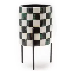 MacKenzie-Childs Courtly Check Tabletop Planter< Room Accents