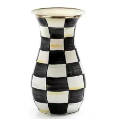 MacKenzie-Childs Courtly Check Tall Vase< Spring|Room Accents