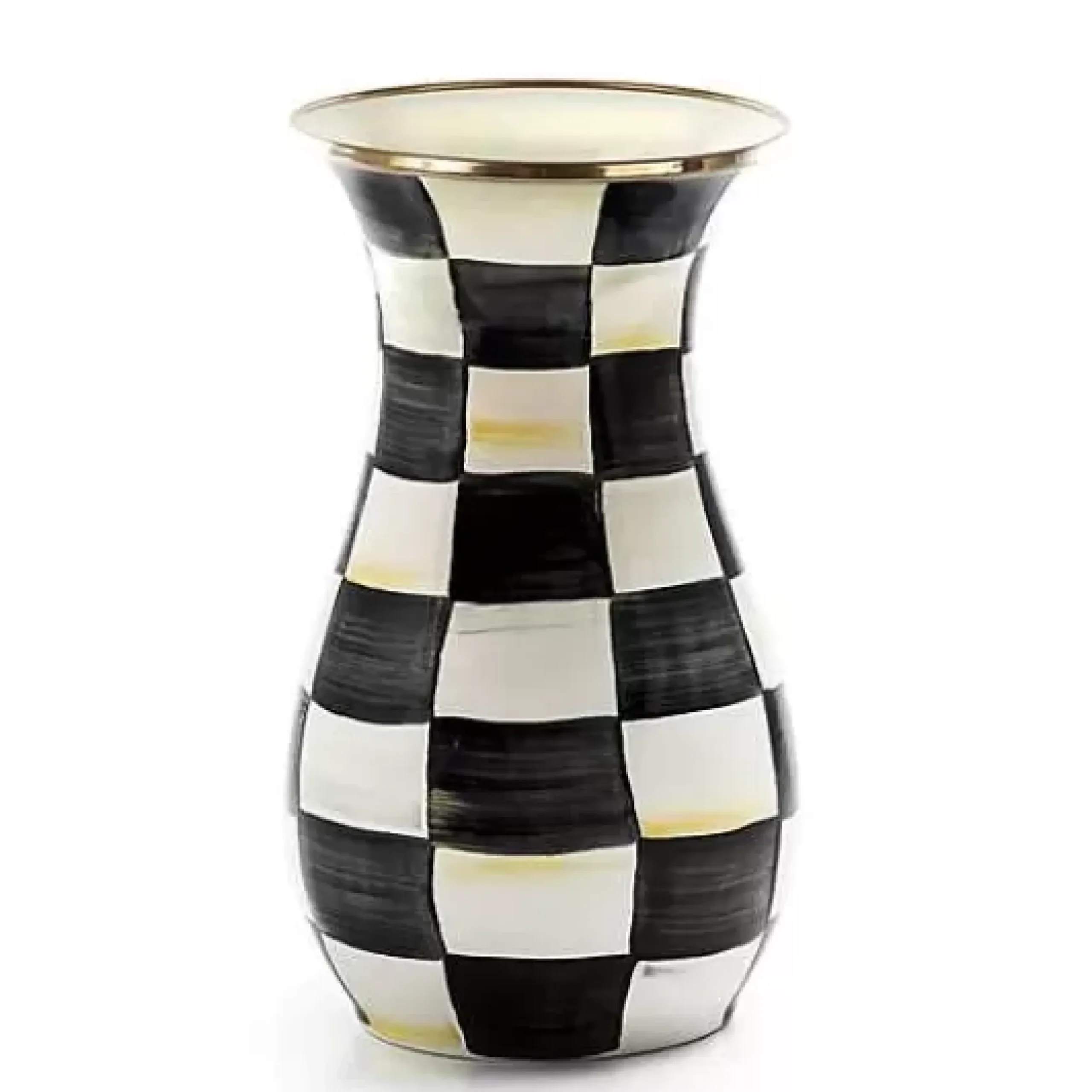 MacKenzie-Childs Courtly Check Tall Vase< Spring|Room Accents