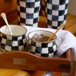 MacKenzie-Childs Courtly Check Teacup< Dinnerware & Flatware