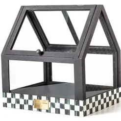 MacKenzie-Childs Courtly Check Terrarium< Spring|Greenery & Florals