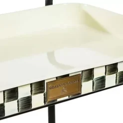 MacKenzie-Childs Courtly Check 2-Tier Kitchen Cart< Dining Room & Kitchen|Kitchen Storage & Organization