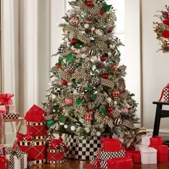 MacKenzie-Childs Courtly Check Tree Collar< Holiday|Room Accents