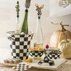 MacKenzie-Childs Courtly Check Triplicity< Bar Entertaining|Serveware