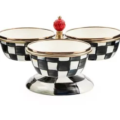 MacKenzie-Childs Courtly Check Triplicity< Bar Entertaining|Serveware