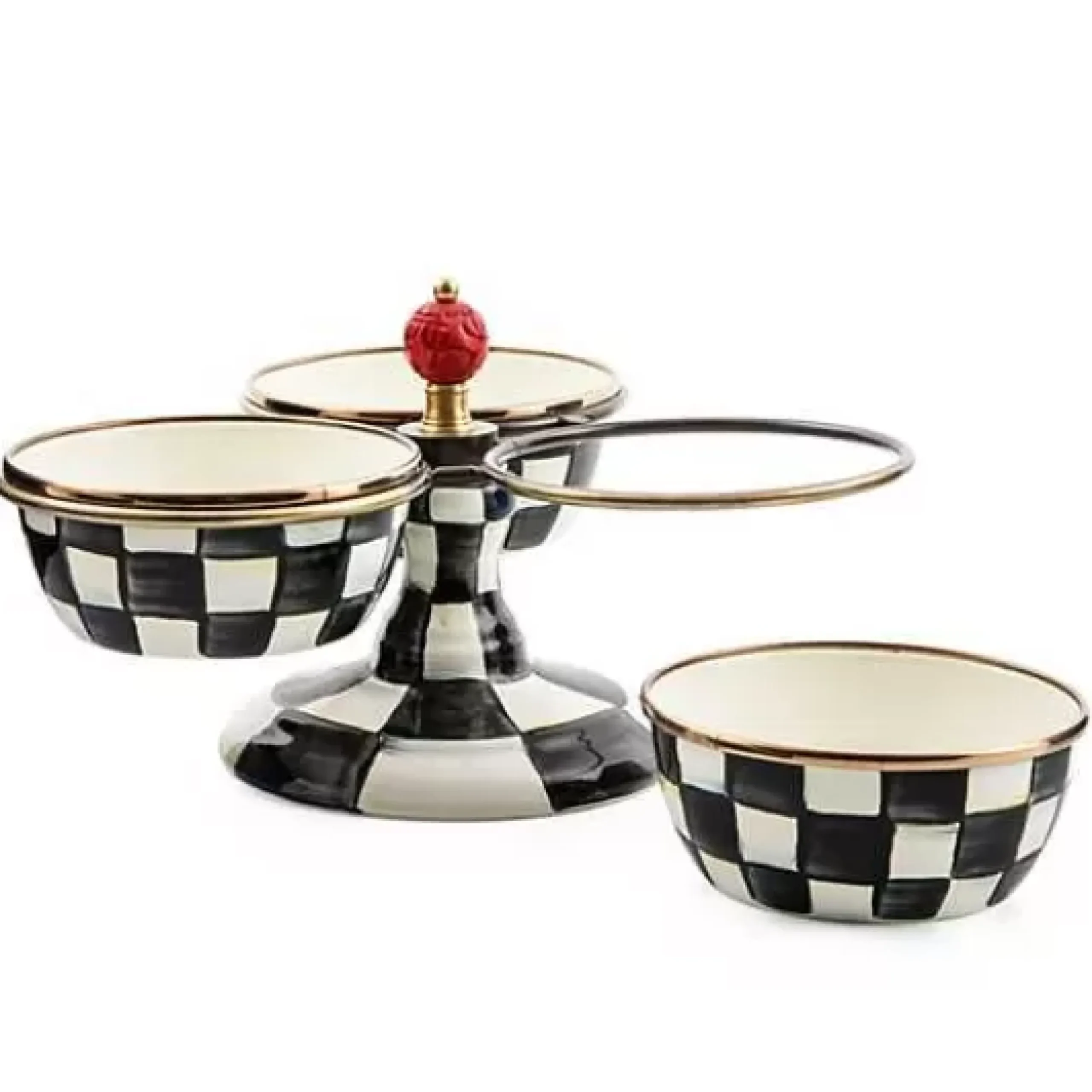 MacKenzie-Childs Courtly Check Triplicity< Bar Entertaining|Serveware