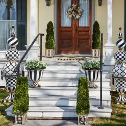 MacKenzie-Childs Courtly Check Trophy Topiary< Outdoor