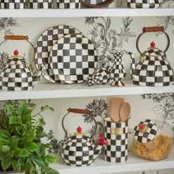 MacKenzie-Childs Courtly Check Utensil Holder< Kitchen Storage & Organization