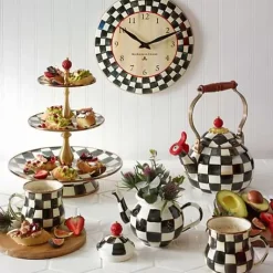 MacKenzie-Childs Courtly Check Whistling Tea Kettle< The Coffee Shop|Tea Kettles