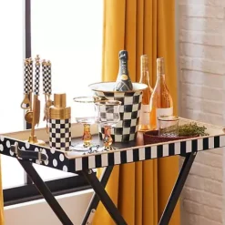 MacKenzie-Childs Courtly Check Wine Cooler< Fall Entertaining|Drinkware