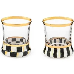 MacKenzie-Childs Courtly Check Wine Glass< Fall Entertaining|Drinkware