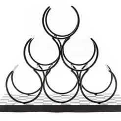 MacKenzie-Childs Courtly Check Wine Rack< Fall Entertaining|Kitchen Storage & Organization