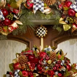 MacKenzie-Childs Courtly Check Wreath Hanger< Easter|Spring