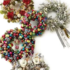 MacKenzie-Childs Courtly Check Wreath Hanger< Easter|Spring