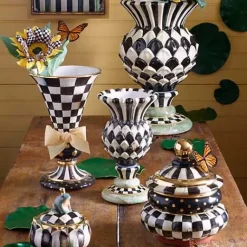 MacKenzie-Childs Courtly Check Yellow Sunflower< Spring|The Fall Shop