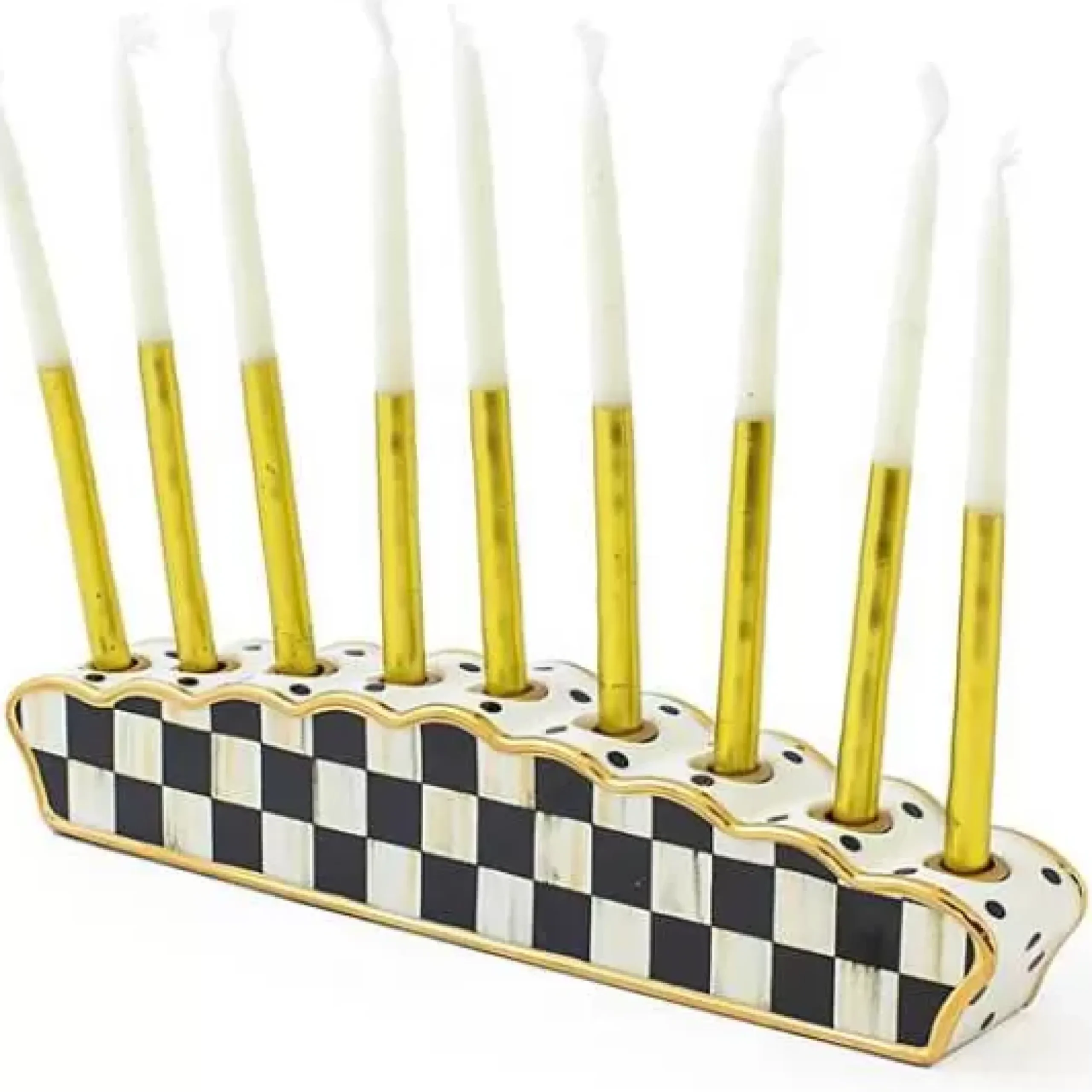 MacKenzie-Childs Courtly Classic Menorah< Holiday|Room Accents