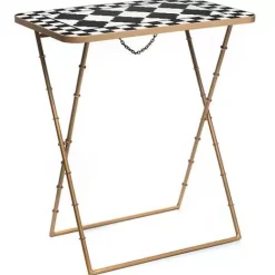MacKenzie-Childs Courtly Cocktail Trays, Set of 4< Living Room|Bar Entertaining