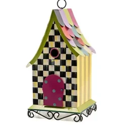 MacKenzie-Childs Courtly Cottage Birdhouse< Spring|Outdoor